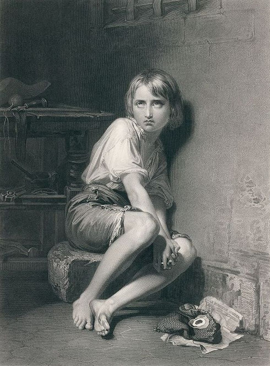 Маленький король в казематах. Картина 18 века