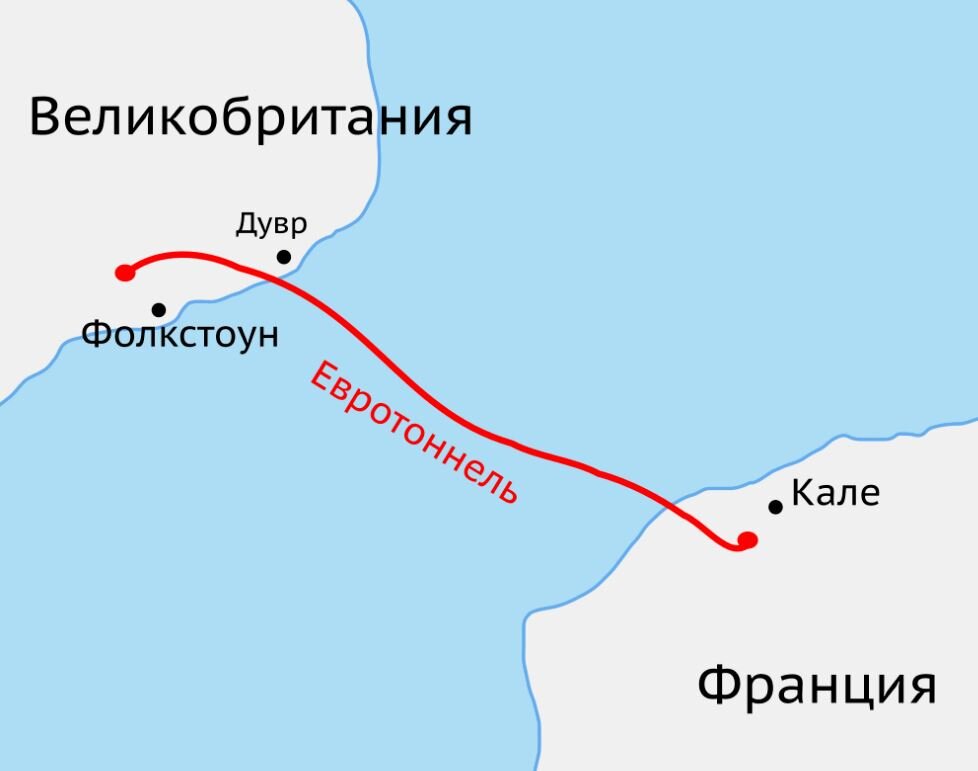 карта прокладки тоннеля