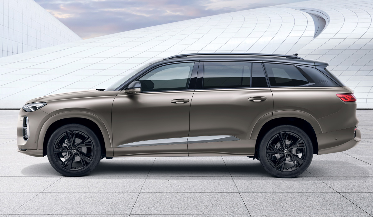 Колесная база новинки меньше по сравнению с Q7 