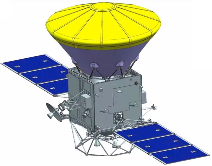 Общая архитектура космического аппарата «Венера-Д» по состоянию на 2020 год. Предоставлено: НПО Лавочкина. 