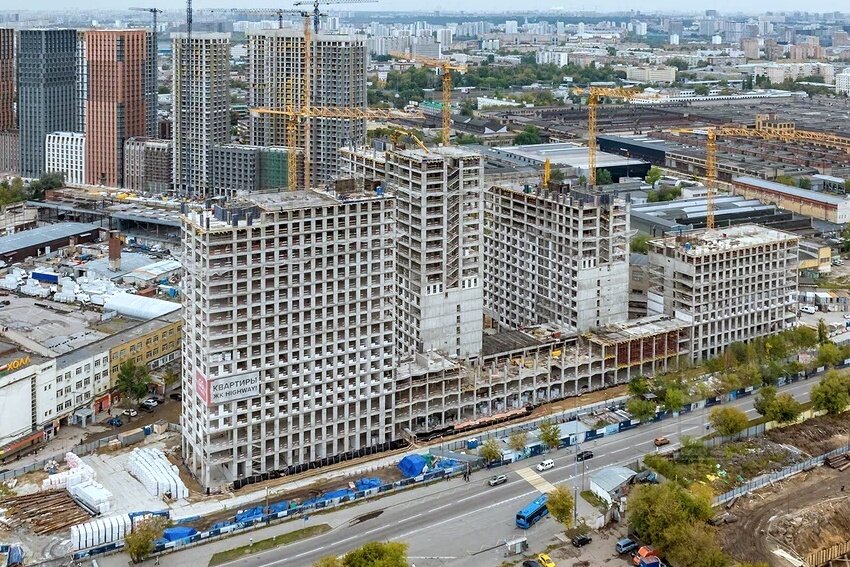 Апарт-комплекс HighWay – аэросъемка Новострой-М