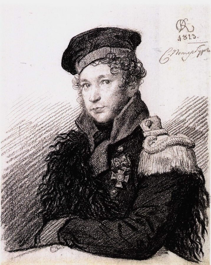 О.А. Кипренский «Портрет А. Р. Томилова (в форме ополченца)», 1813 © ГРМ