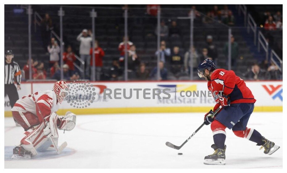    Овечкин вновь отличился за «Вашингтон». Фото: Reuters