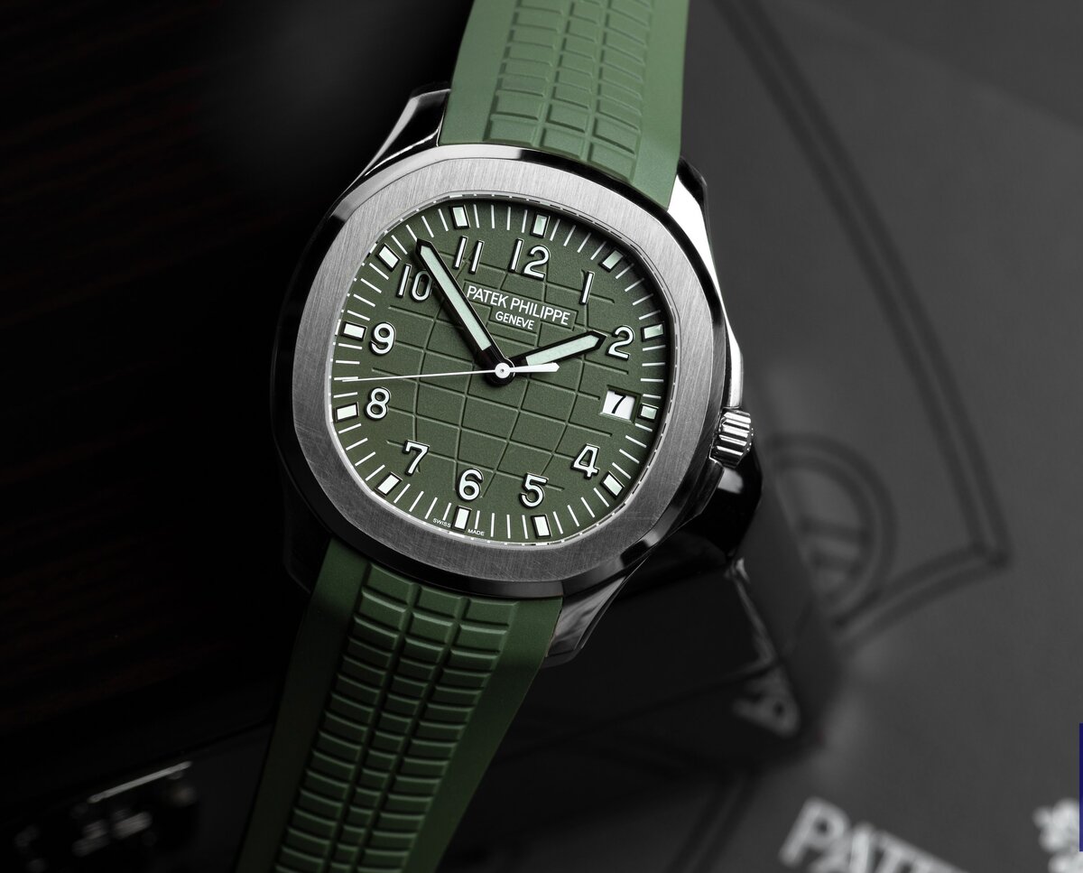 patek philippe aquanaut khaki