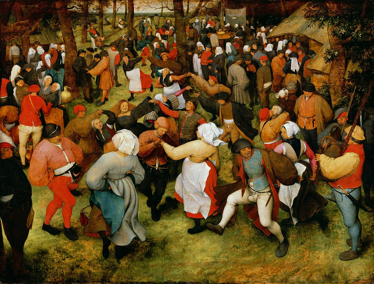 Питер Брейгель. Свадебный танец, ок. 1566