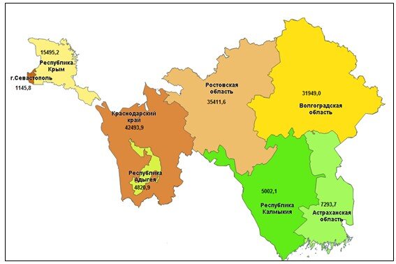 Карта россии с городами юфо