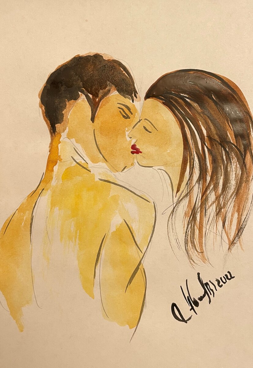 Аваков Владимир автор акварели "Просто"