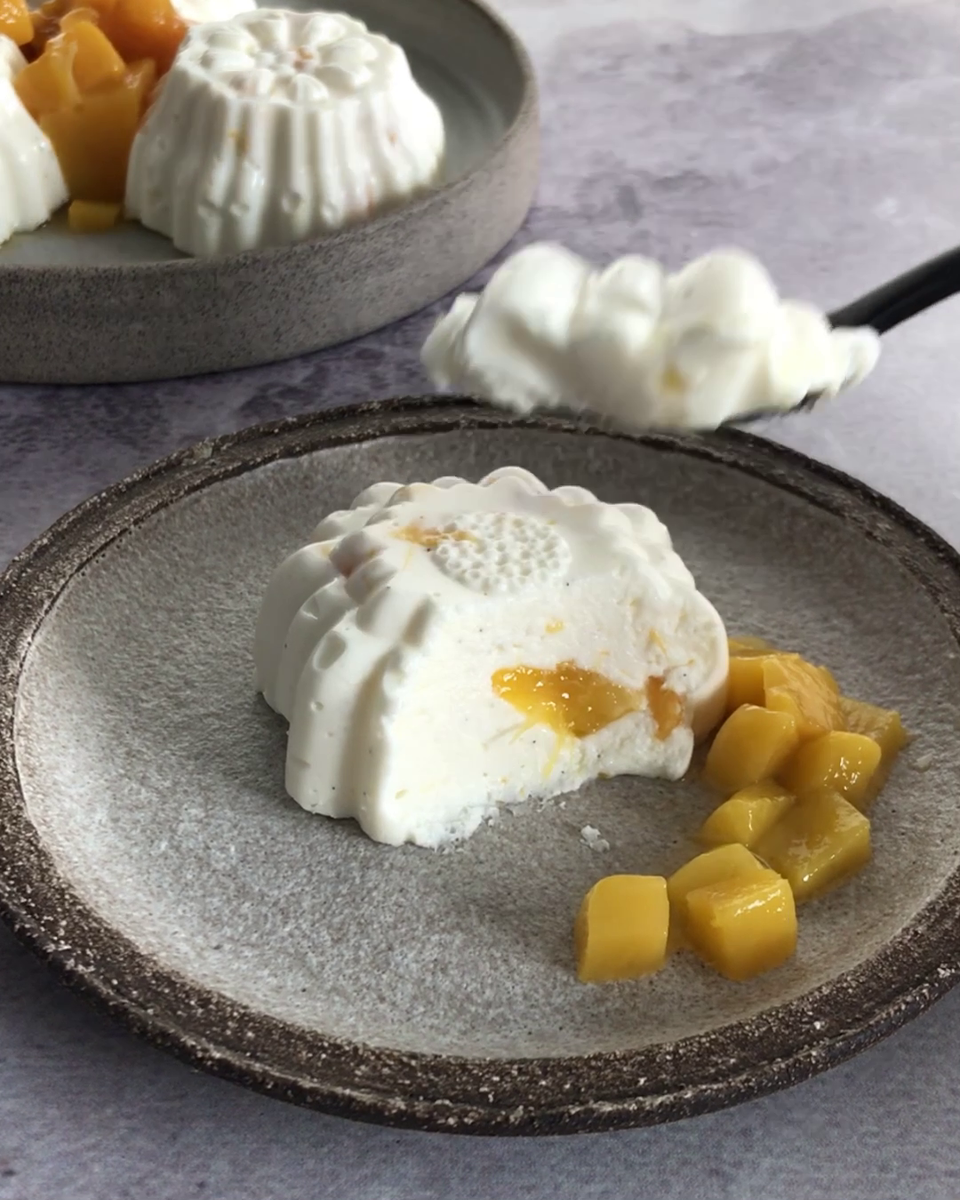 Сливочный бланманже с манго 🥭 -десерт без выпечки: легкий, нежный и  чрезвычайно вкусный! | Планета Витаминов | Дзен