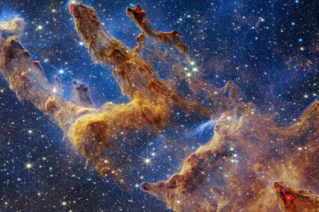     Телескоп Уэбба сделал фантастический снимок Столпов Творения