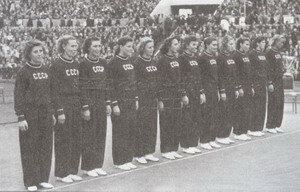 Женская сборная СССР по волейболу 1952 г. Фото из открытых источников сети Интернет