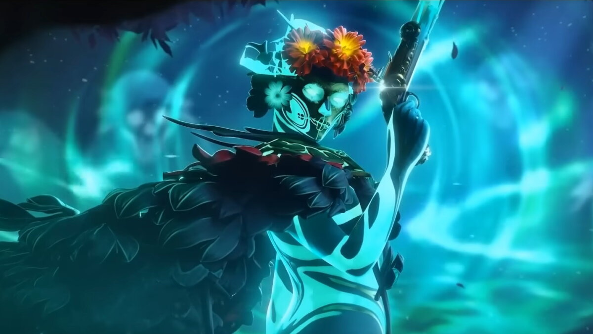    Muerta - новый персонаж в Dota 2. Фото: стоп-кадр видео Valve