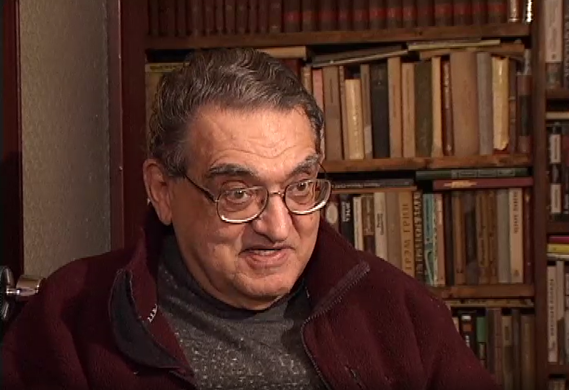 Кадр из записи Гостелерадиофонда "Летопись телевидения и радио. Леонид Зорин" (2006)