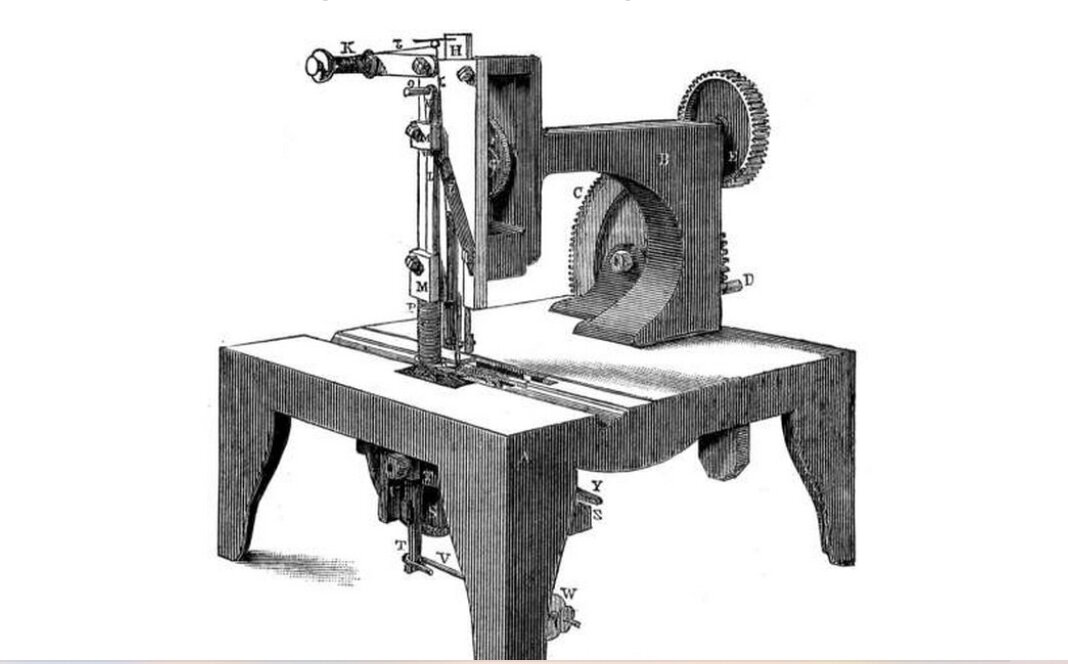 Первая швейная машинка Зингера