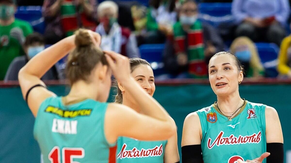    Волейболистки калининградского "Локомотива"© официальная страница ЖВК "Локомотив" ВКонтакте