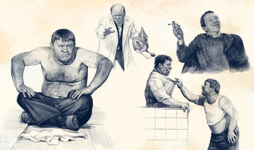  Какие запоминающиеся образы из комедии "Джентльмены удачи"!