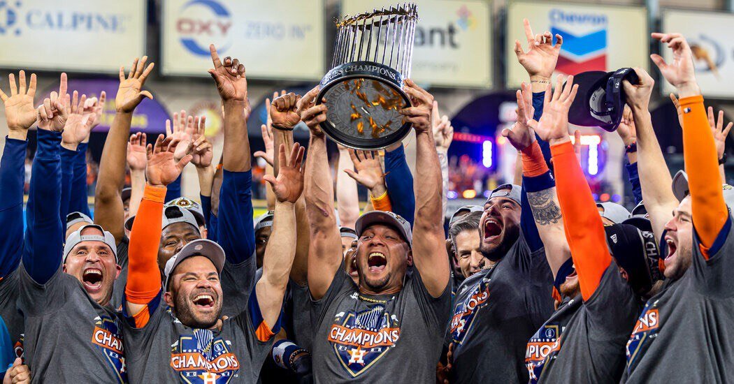 "Хьюстон Астрос" победители Мировой Серии - MLB