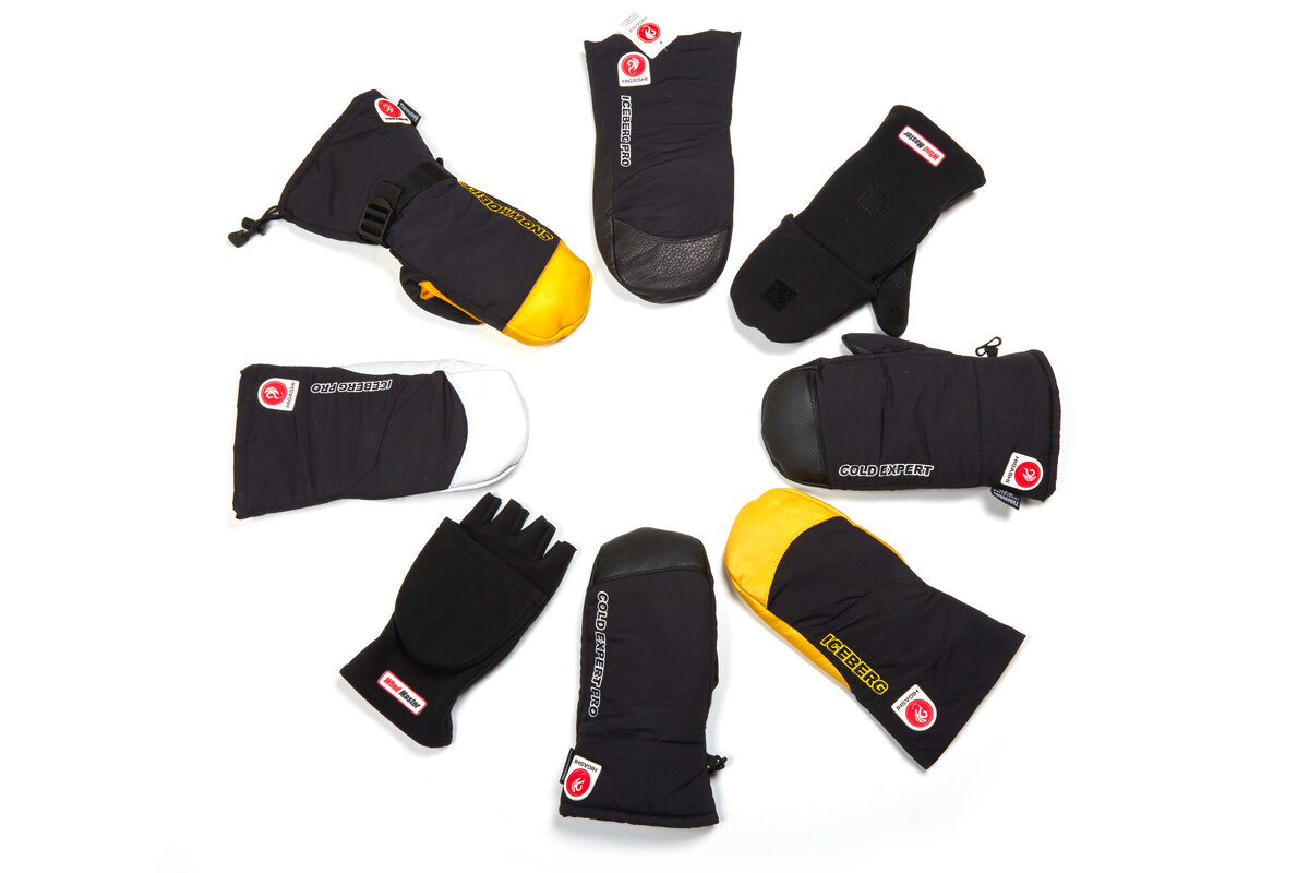 Зимние варежки для рыбалки