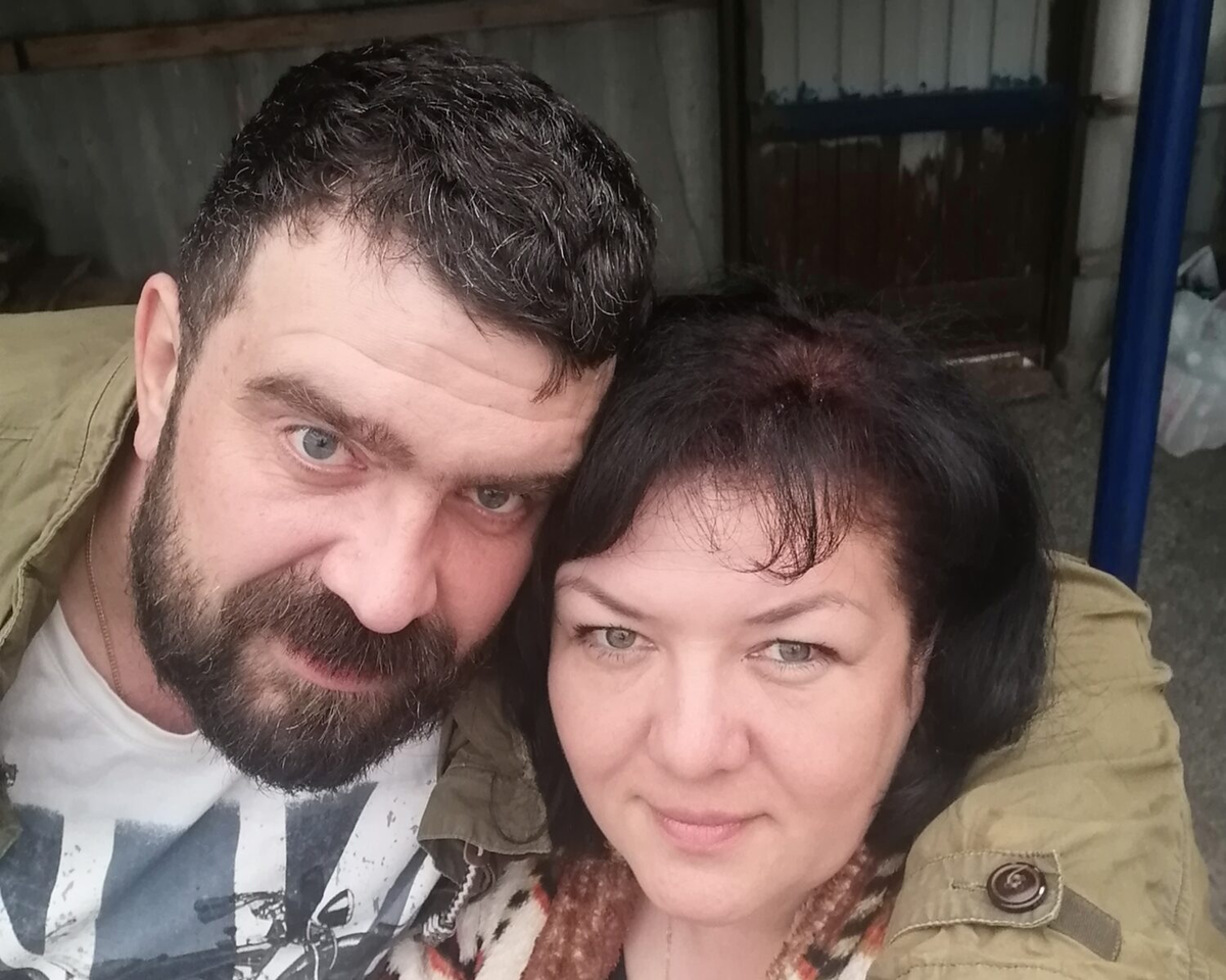 Вадим с женой до травмы