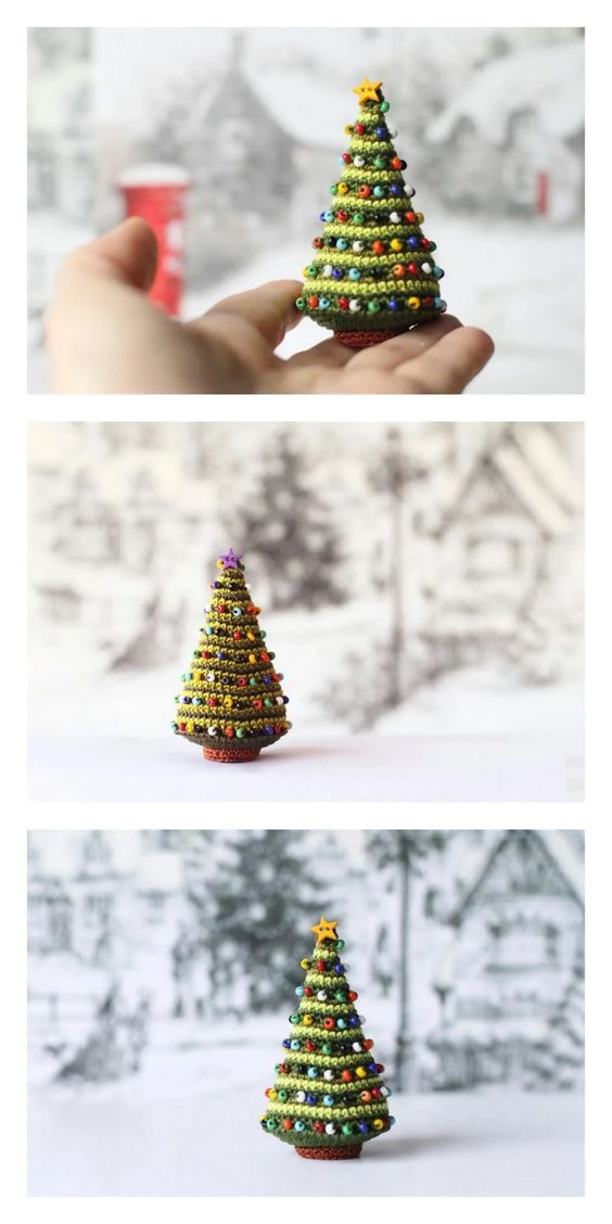 Чудесные елки к Новому году и Рождеству - несложные схемы для вязания и вышивки!