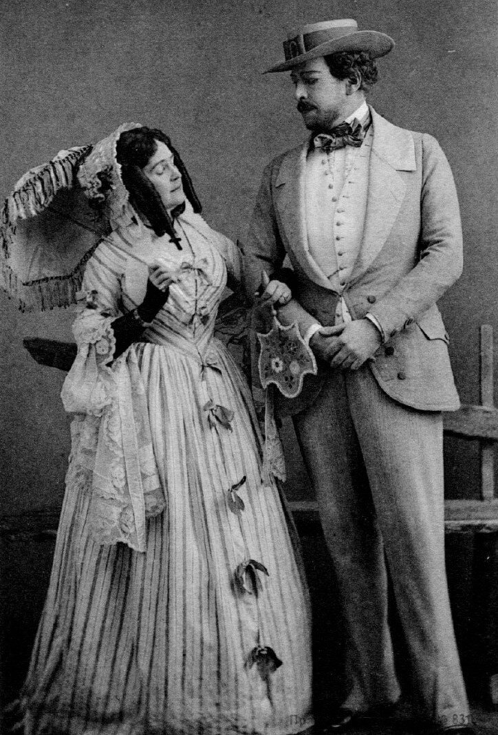 Ольга Книппер в спектакле МХТ