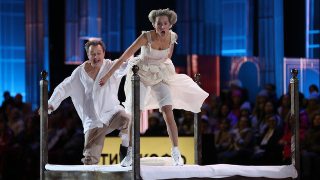    Оксана Домнина и Марат Башаров.Александр Федоров