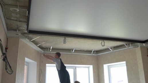 Парящий потолок из гипсокартона: конструкция, особенности монтажа, фото