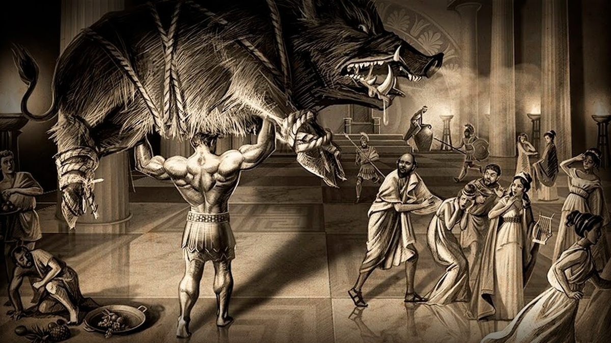 геракл и эриманфский вепрь. четвертый подвиг геракла эриманфский вепрь. 12 подвигов геракла эриманфский кабан. мифы древней греции эриманфский вепрь. 5 подвиг геракла эриманфский вепрь.