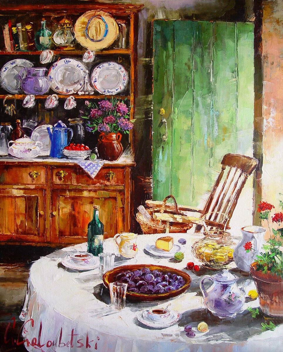 Художник Глеб Голубецкий.