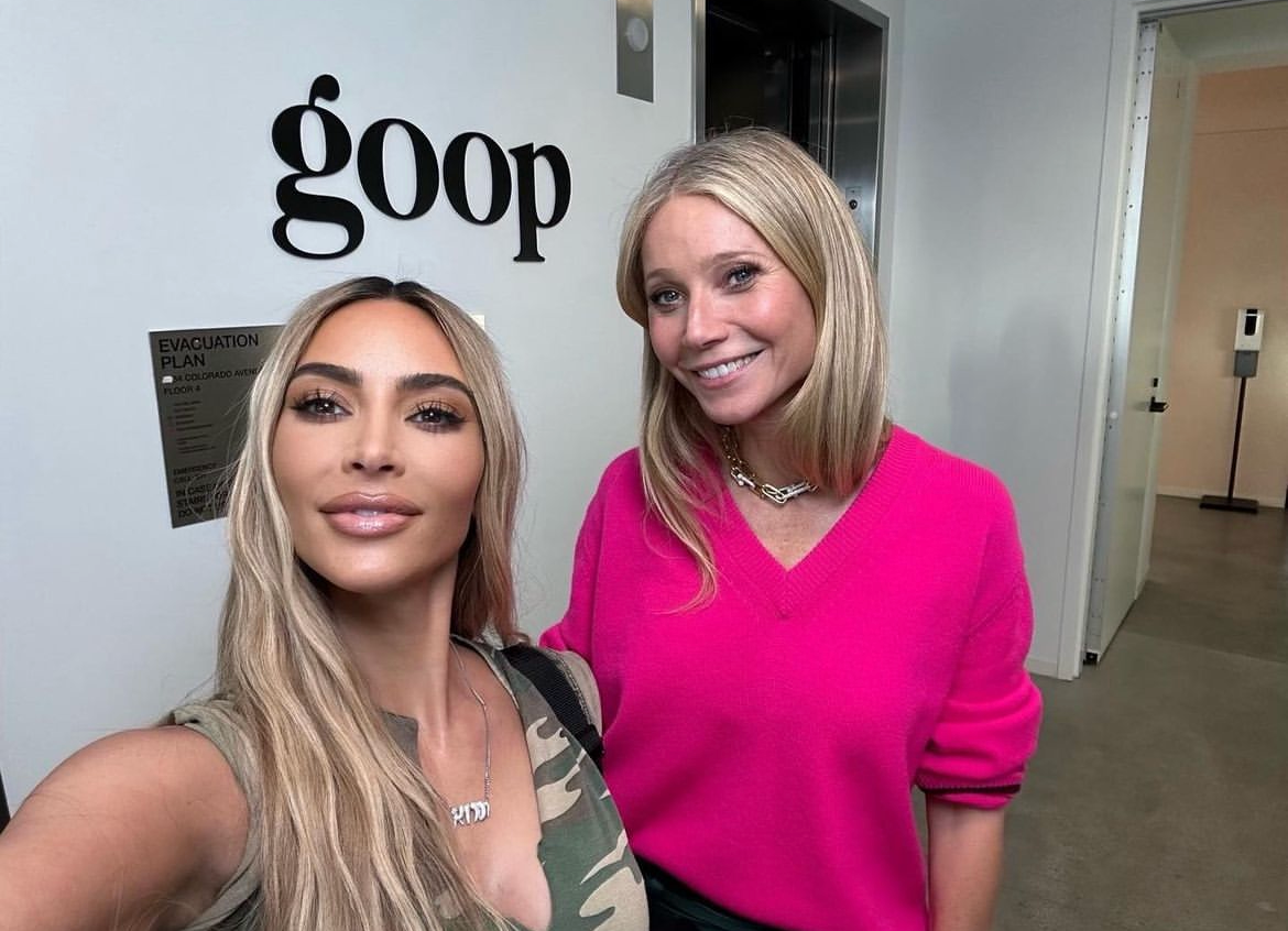     Ким Кардашьян и Гвинет Пэлтроу