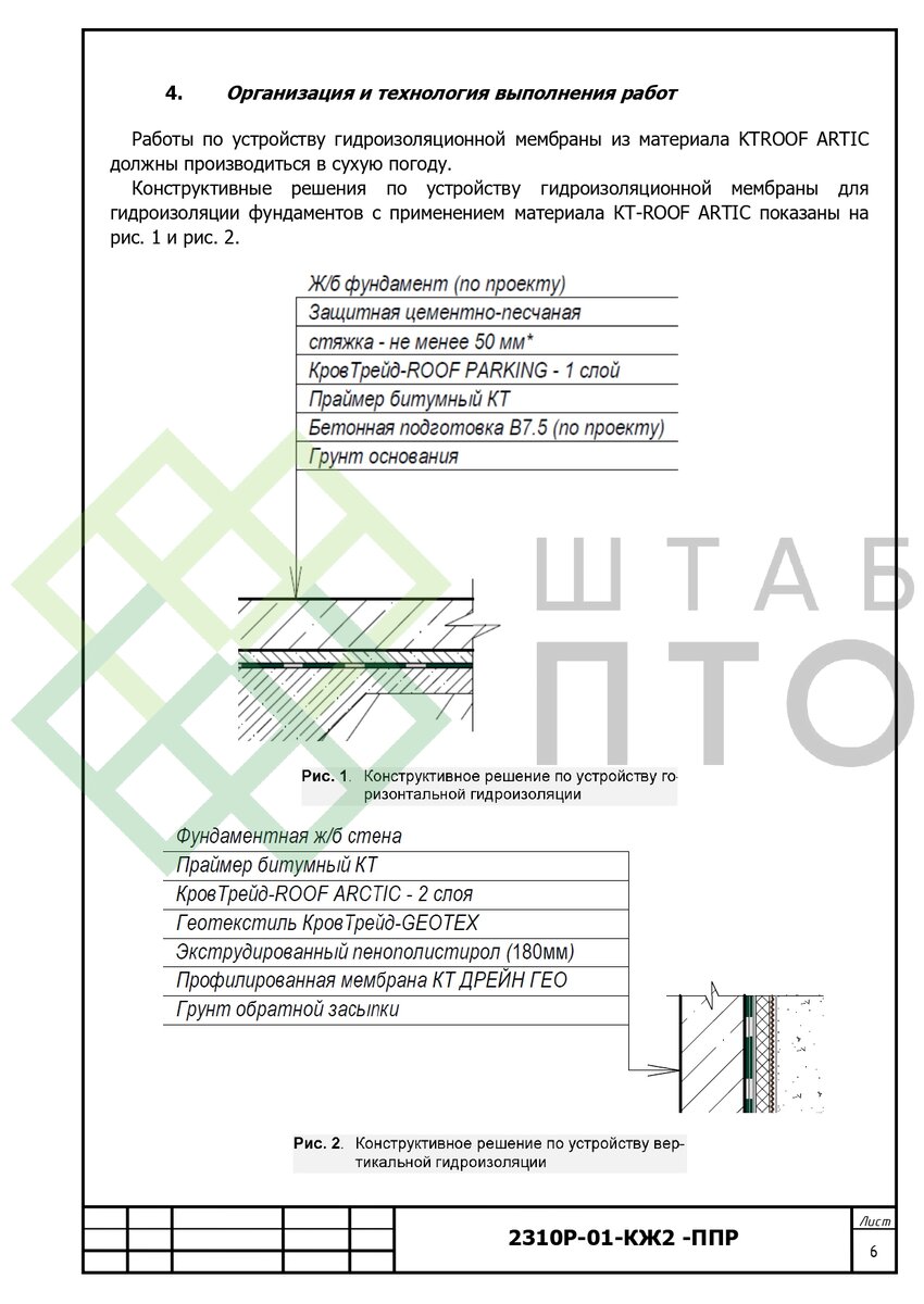 ППР устройство гидроизоляции фундаментов банного комплекса в г.  Екатеринбург. Пример работы. | ШТАБ ПТО | Разработка ППР, ИД, смет в  строительстве | Дзен