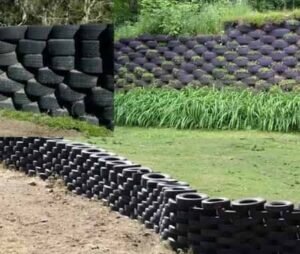 Поделки из шин для дома и дачи своими руками