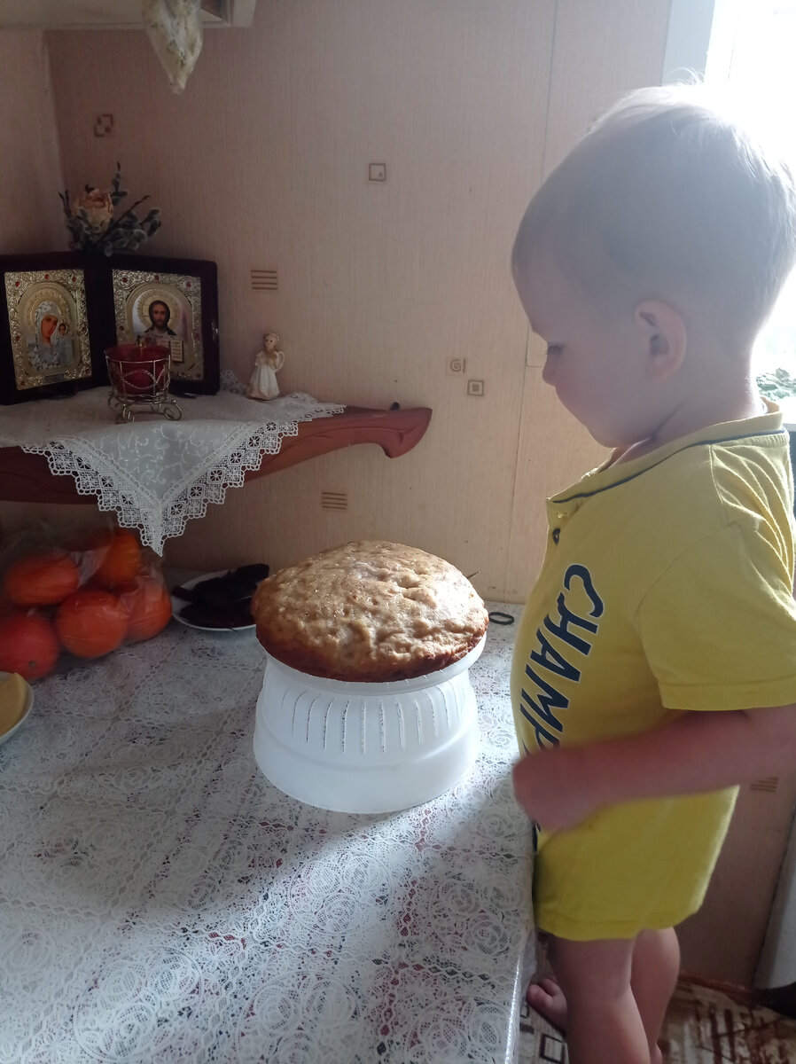 Банановый пирог в мультиварке - любимая вкусняшка Вити