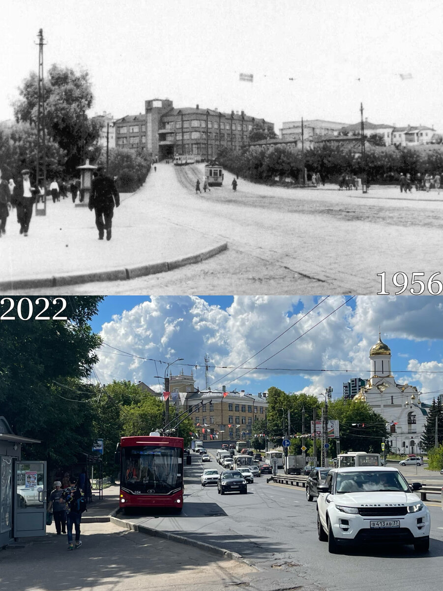 Иваново: от старого русского города до города социализма. Было/стало |  Now&Then Russia | Дзен