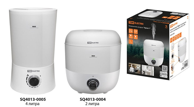 Увлажнители «Ареал» торговой марки TDM Electric 
