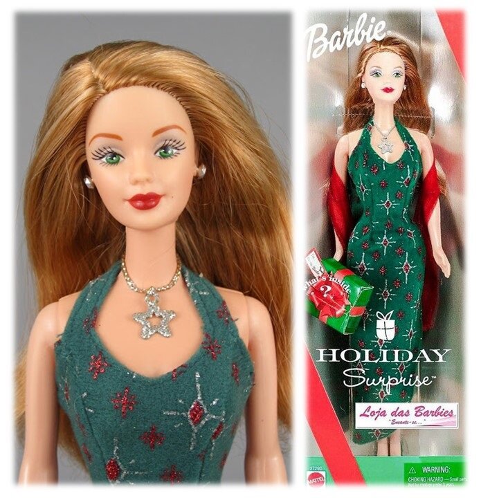 Holiday Surprise Barbie 2000 г (коллаж автора)