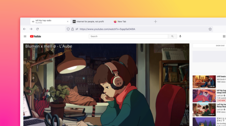 Вкладки Firefox 89
