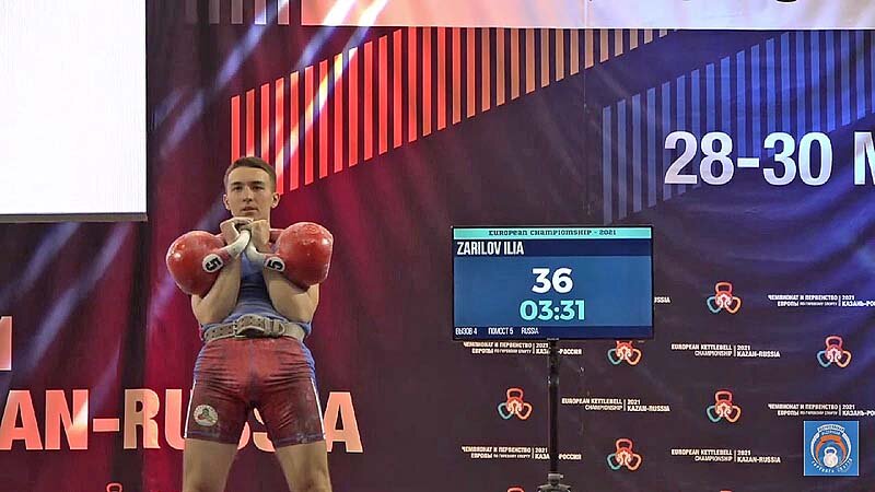Илья Зарилов на первенстве Европы