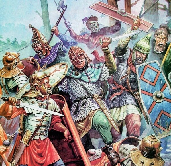 остготы ангус макбрайд. э. н. тевтобургский лес битва. древнегерманские племена вандалов.