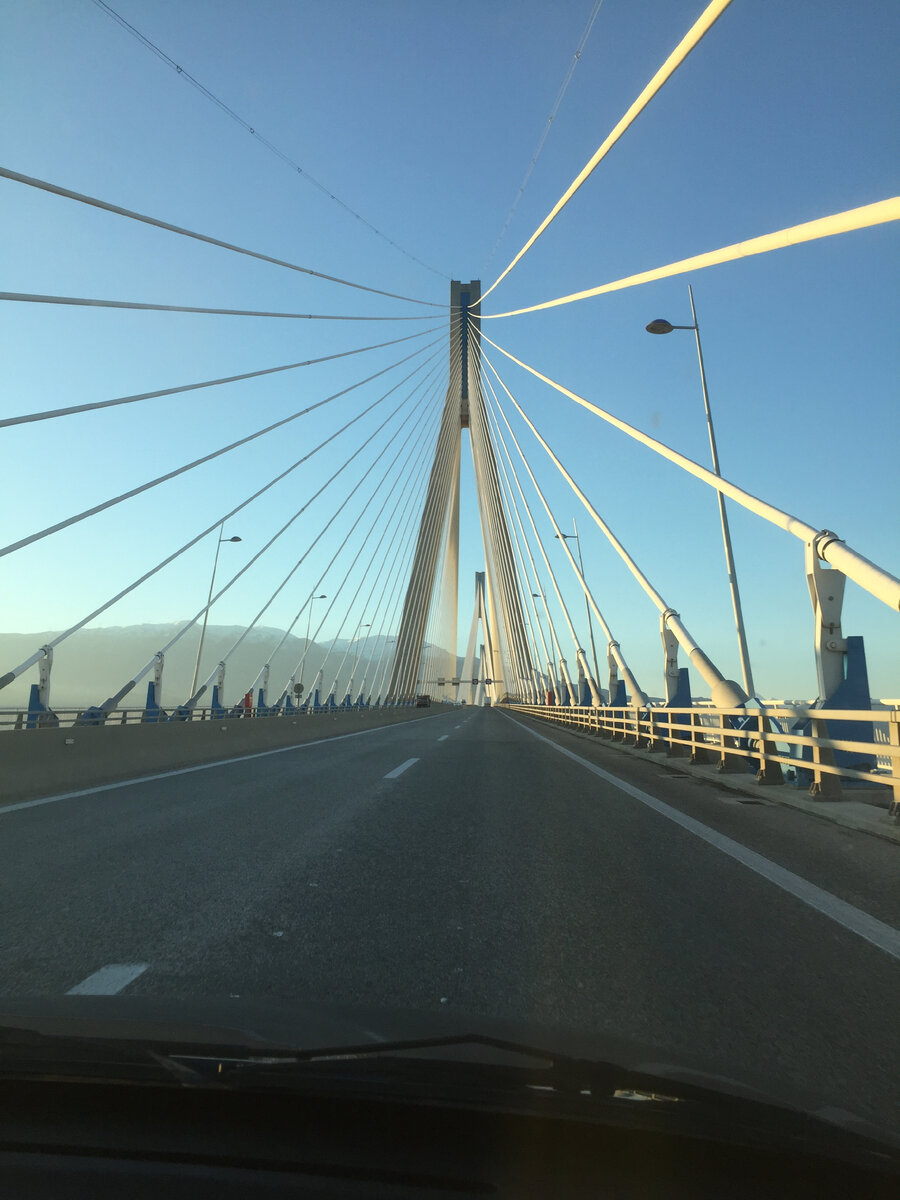 из личного альбома,  Мост Антирио через Коринфский залив