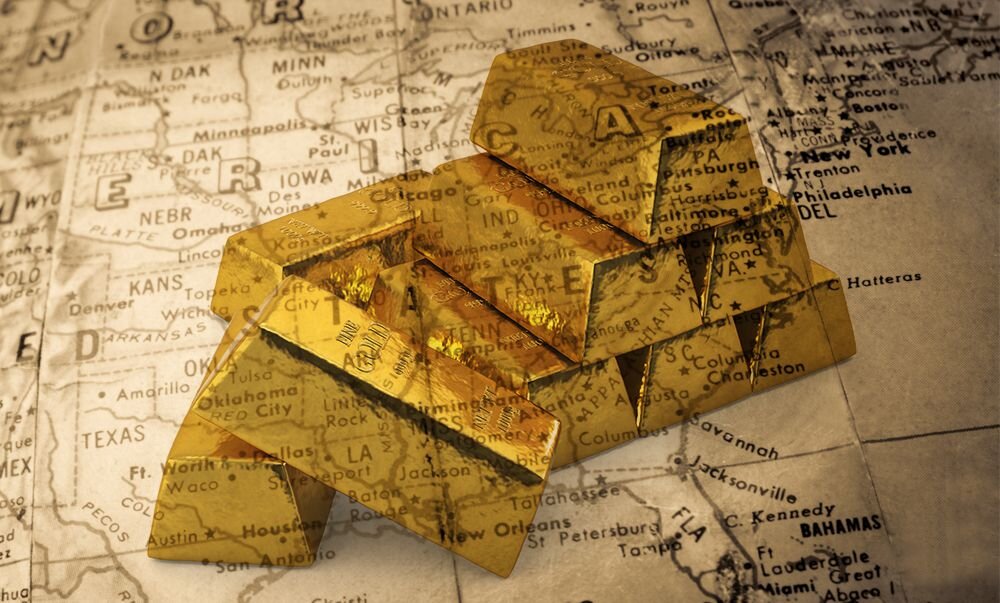 слитки золота