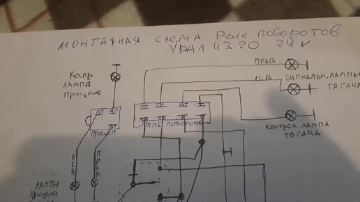 Электрическая схема урал 4320 - смотреть видео
