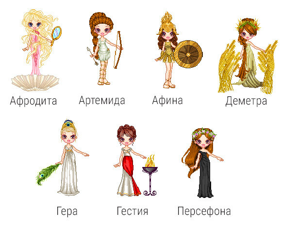 Греческая богиня 4 буквы