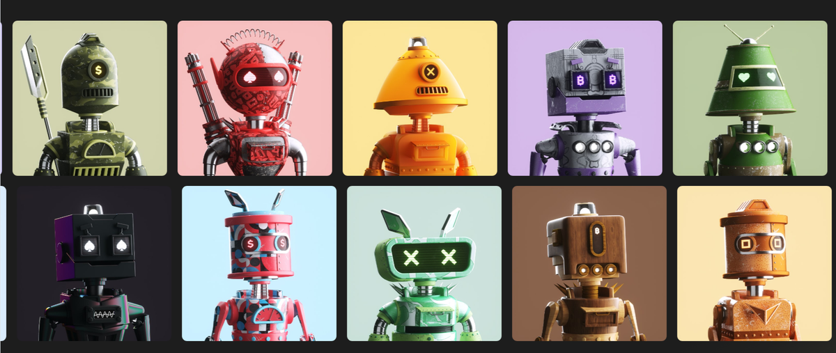 Недавний дроп NFT - AlphaBot Society