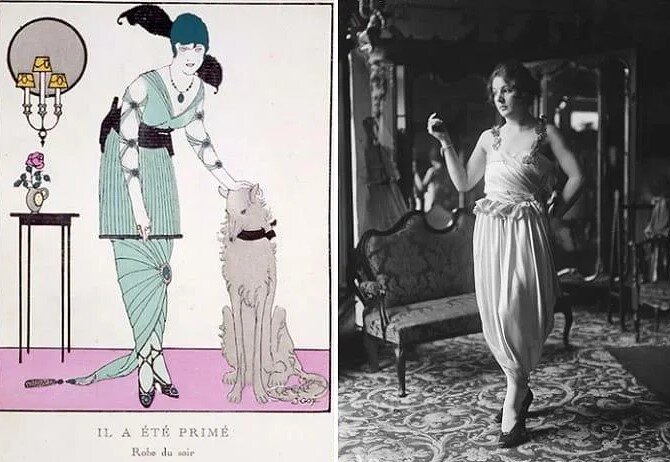 Поль Пуаре был диктатором моды. Как он сам говорил: "Я обязал всех носить узкую юбку"