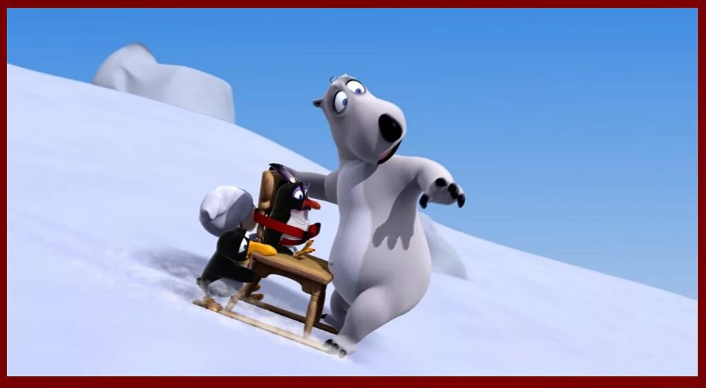 В мультиках обитатели разных полюсов вместе. Фото: "7 секретов"