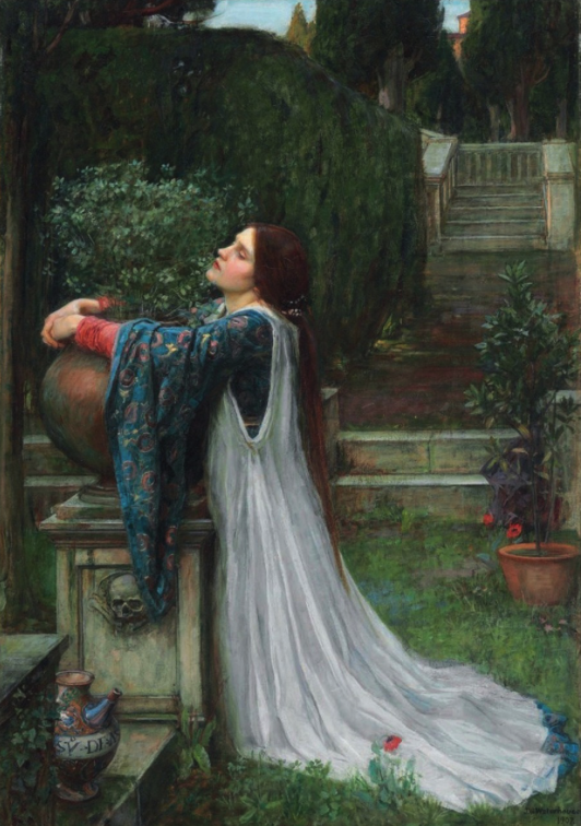 Картина Джона Вотерхауса, "Изабелла и горшок с базиликом", 1907