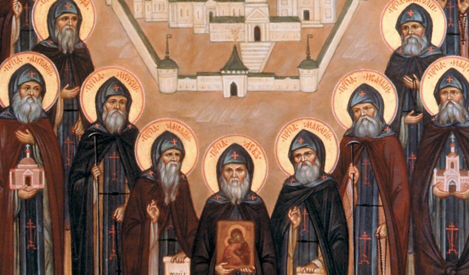 Старцы Оптиной пустыни - утешители земли Русской. Рис. с сайта pravmir.ru
