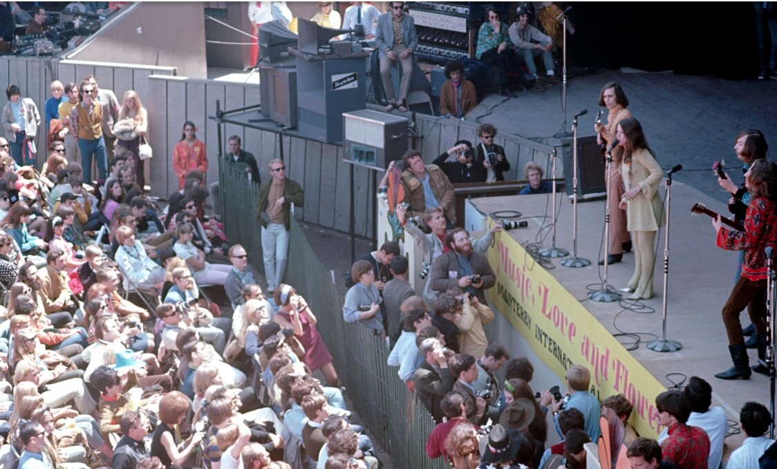 "Музыка, любов и цветы". Джэнис Джоплин на сцене Монтерей поп-фестиваль. 