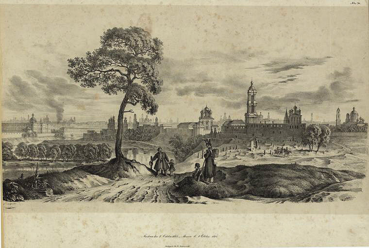 Фабер дю Фор. 8 октября 1812 года. Пикет у Новоспасского монастыря.