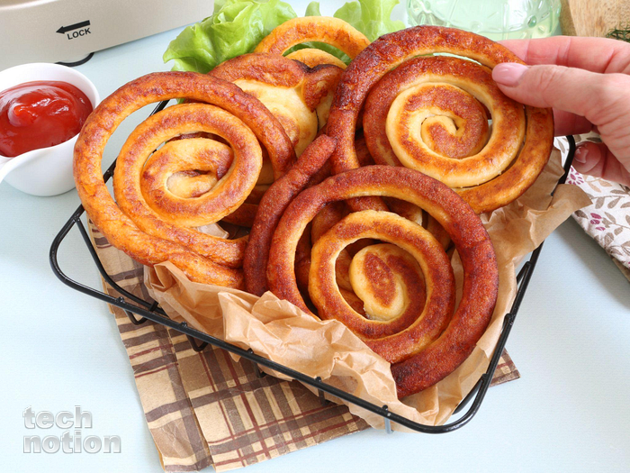 Картофель торнадо, одна из лучших закусок / Изображение: дзен-канал technotion